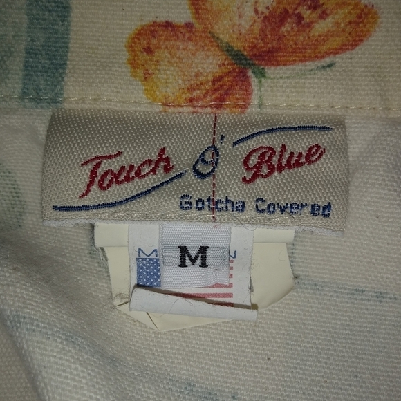 Vintage Touch O' Blue Cropped Jacket - Picture 4 of 5